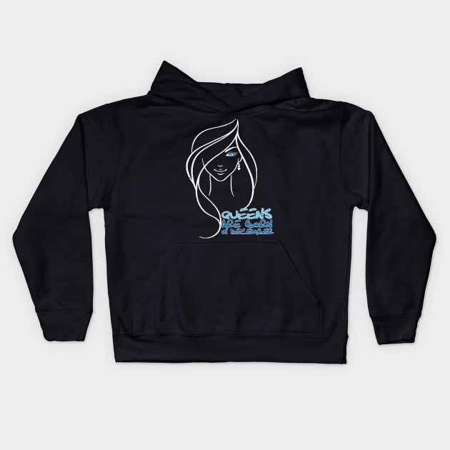 queens are born in december Kids Hoodie by capo_tees